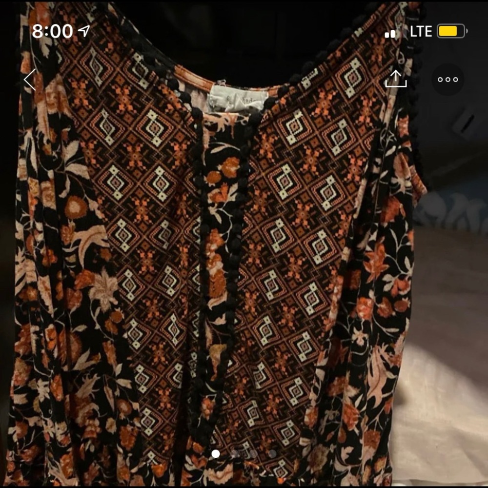 a flower blouse